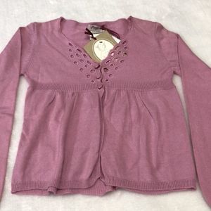 Floraine Cardigan Sweater Made in France, NWT Size 6